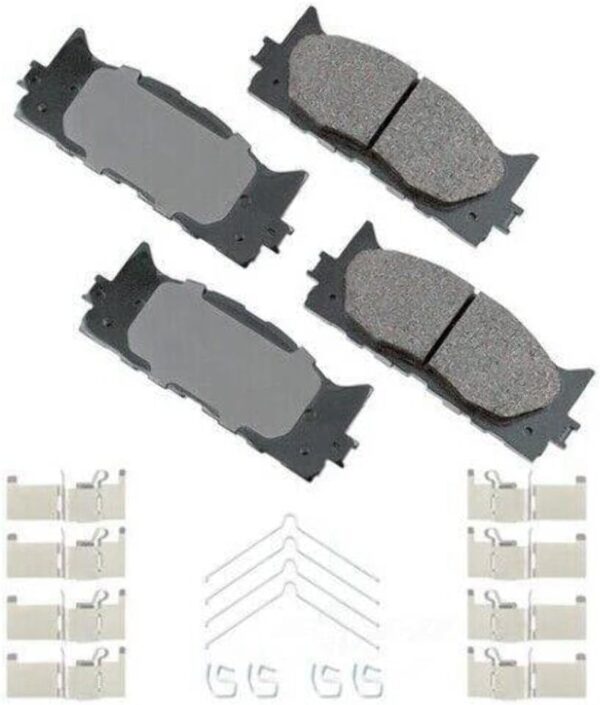 Ultra-Premium Ceramic Front Disc Brake Pads , GREY - Image 1