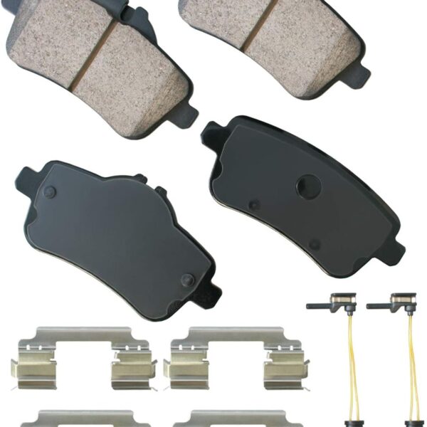 Ultra Premium Rear Brake Pads, GREY