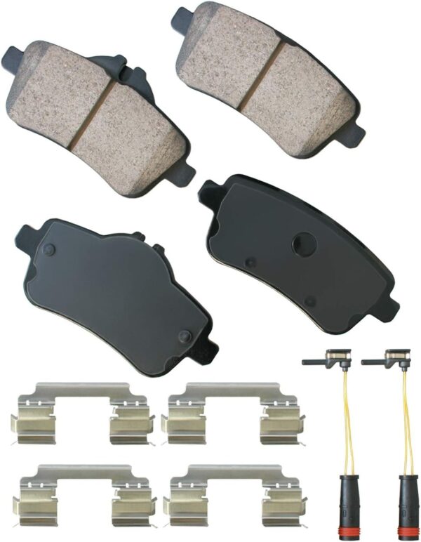 Ultra Premium Rear Brake Pads, GREY - Image 1