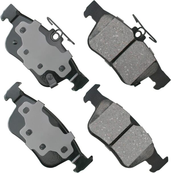 Brake Pads, ProACT, Rear, compatible with Honda Civic 2016-21, Set of 4 - Image 1
