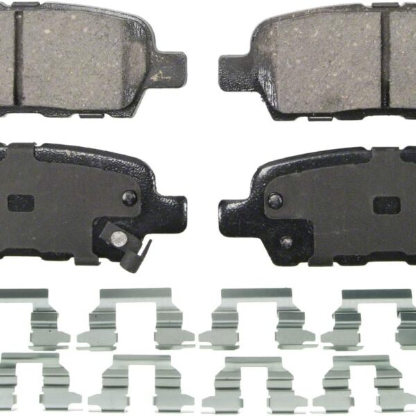 Disc Brake Pad Set, Chamfered Edges for Smooth, Quiet Stops, Fits 2008–2010 Nissan Altima, 2008–2013 Nissan Rogue