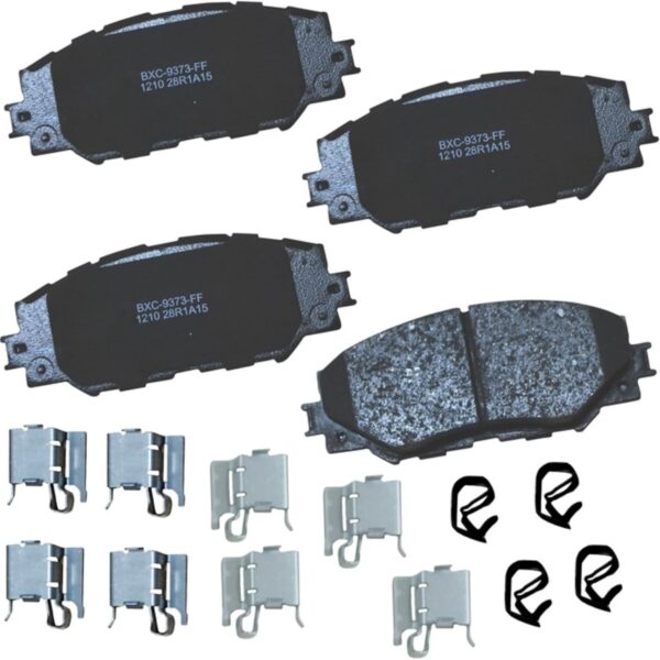 Ceramic Front Brake Pads for Select Models Lexus HS250h, Pontiac Vibe, Scion xB, xD, Toyota Corolla, Matrix, Prius V, RAV4