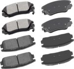 Front Rear Ceramic Brake Pads Kits 8pcs fit For 2010-2017 For Chevrolet Equinox,2010-2017 For GMC Terrain