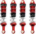 4-Pack RC Car Shock Absorbers Metal Shocks Damper Compatible with MJX Hyper Go 16207 16208 16209 16210 H16BM H16GT H16DR 1/16 Scale RC Car Upgrades Part - Image 2