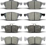Front Rear Brake Pads Set Fit For 2017 2018 2019 Ford Escape NOT for AWD (D1044+D1665)