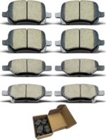 Brake Pads Sets Fit For Chevrolet Cobalt 2008,For Chevrolet For Malibu 2004-2012,For Pontiac G5 2007-2009,For Pontiac G6 2006-2010,For Saturn Aura 2007-2009  Front Rear Ceramic Brake Pads